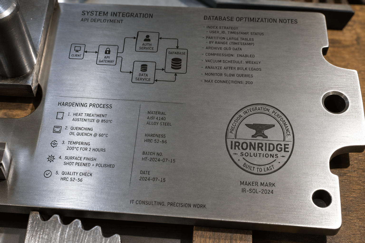 System integration and API deployment hardening process at SIGNALMD LTD